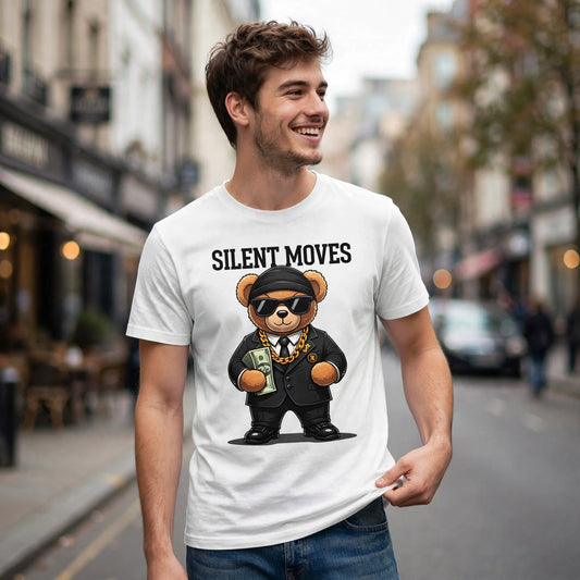 Silent Moves Money Mindset Graphic T-Shirt – XGuidance – photo 2