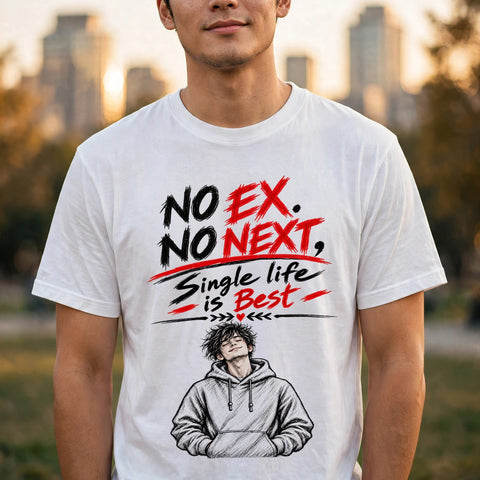 No Ex No Next Motivational Quote T-Shirt – XGuidance – photo 3