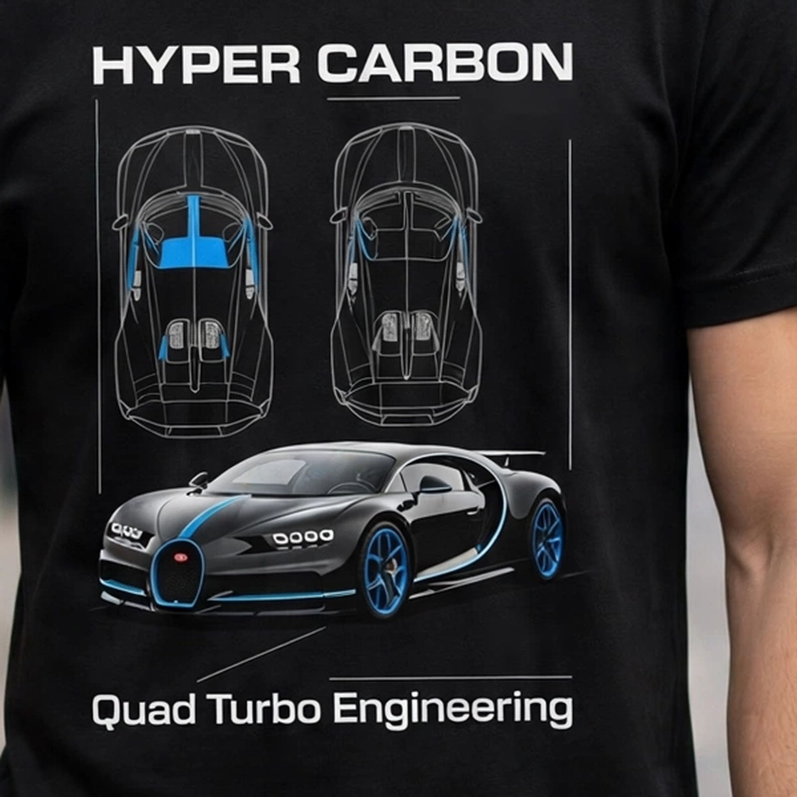 Hyper Carbon Car Enthusiast Graphic T-Shirt – XGuidance – photo 3