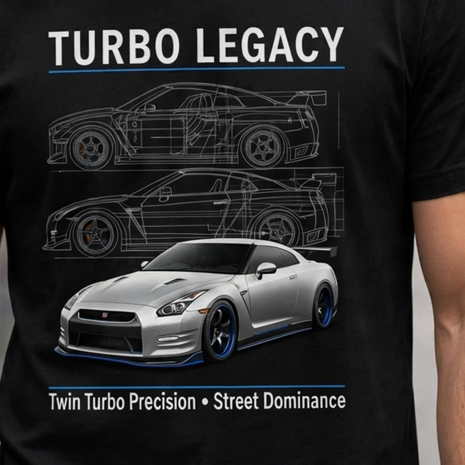 Turbo Legacy Car Enthusiast Graphic T-Shirt – XGuidance – photo 3