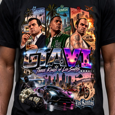 GTA VI Vice City Edition 15 Graphic T-Shirt – XGuidance – photo 3