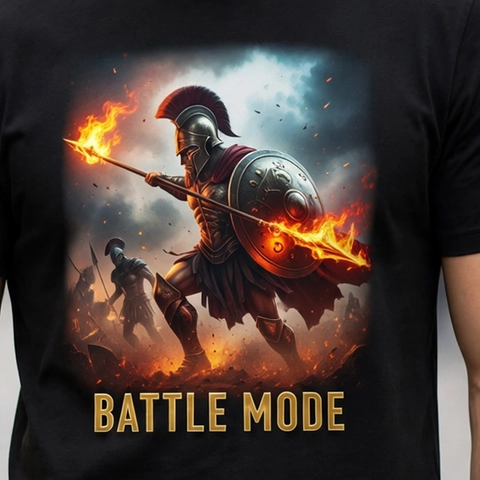 Battle Mode Greek Mythology Graphic T-Shirt – XGuidance – photo 3