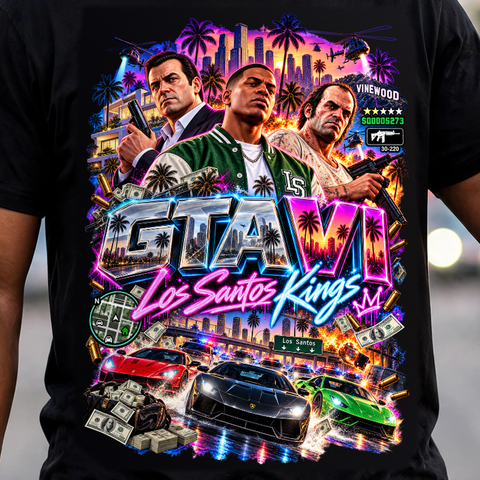 GTA VI Vice City Edition 23 Graphic T-Shirt – XGuidance – photo 3