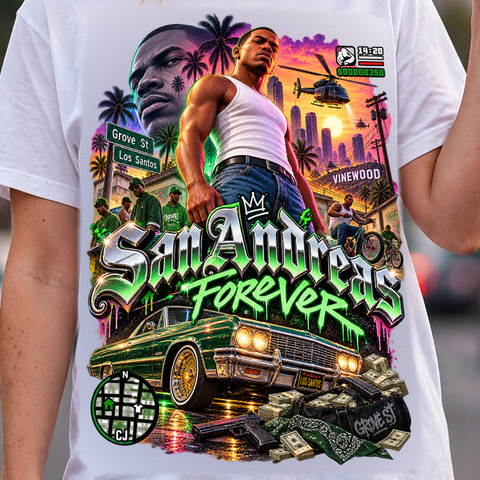 GTA VI San Andreas Forever Graphic T-Shirt – XGuidance – photo 3