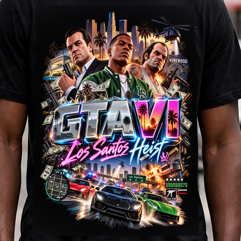 GTA VI Vice City Edition 13 Graphic T-Shirt – XGuidance – photo 3