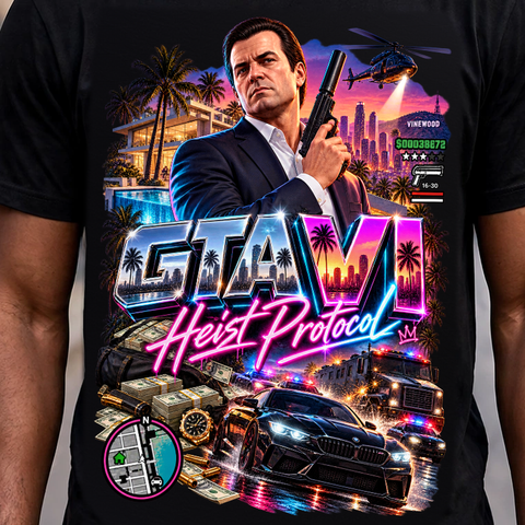 GTA VI Vice City Edition 25 Graphic T-Shirt – XGuidance – photo 3