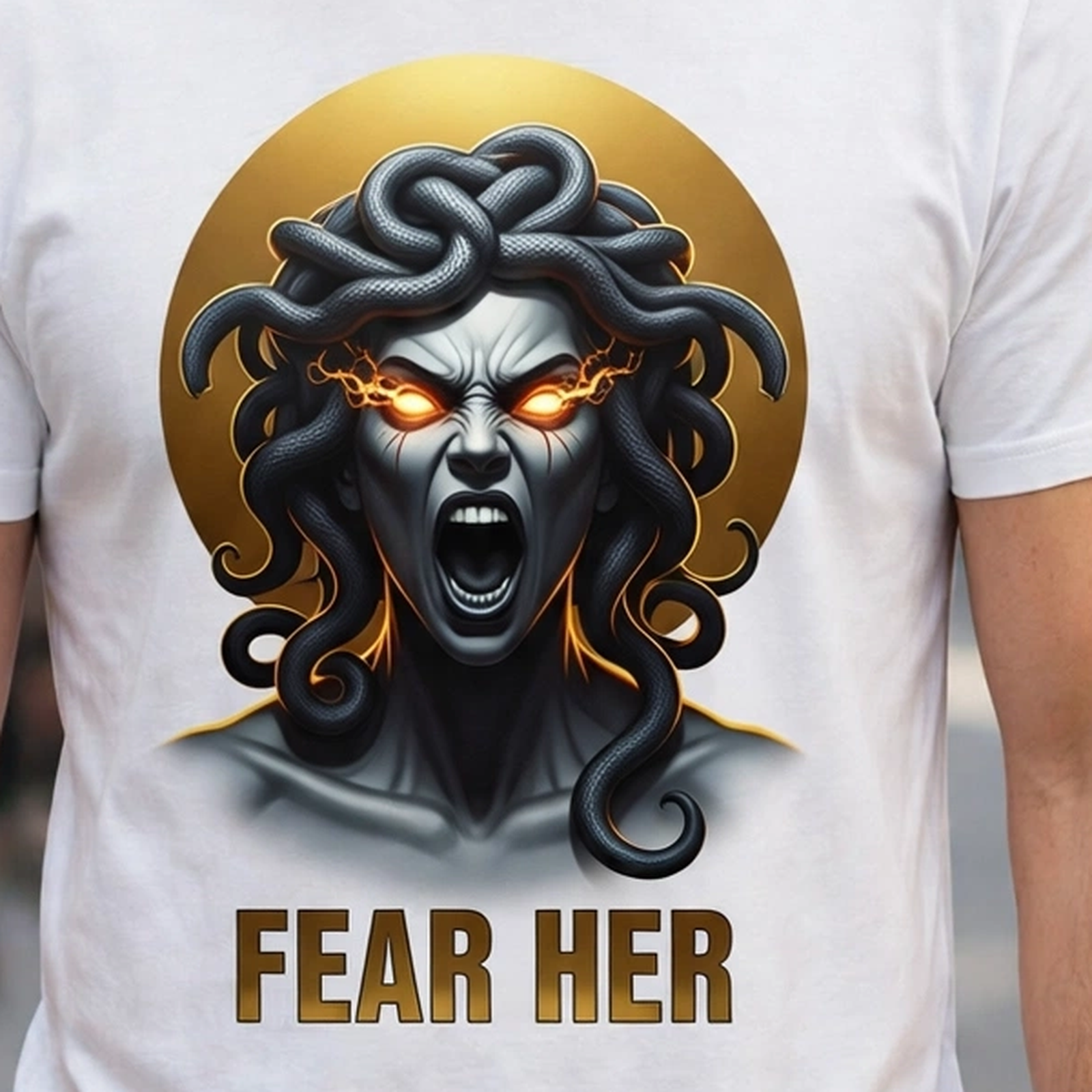 Fear Her Greek Mythology Graphic T-Shirt – XGuidance – photo 3