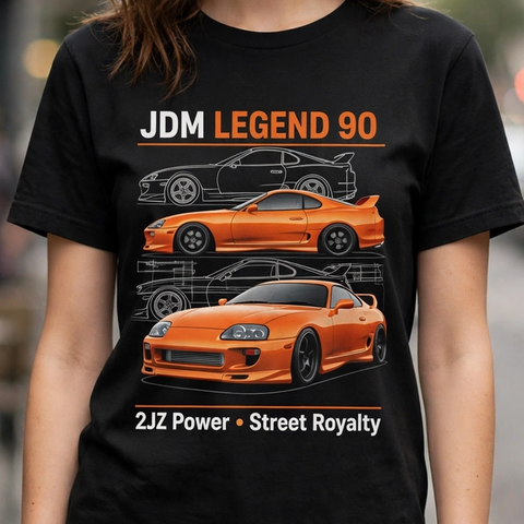 JDM Legend '90 Car Enthusiast Graphic T-Shirt – XGuidance – photo 3