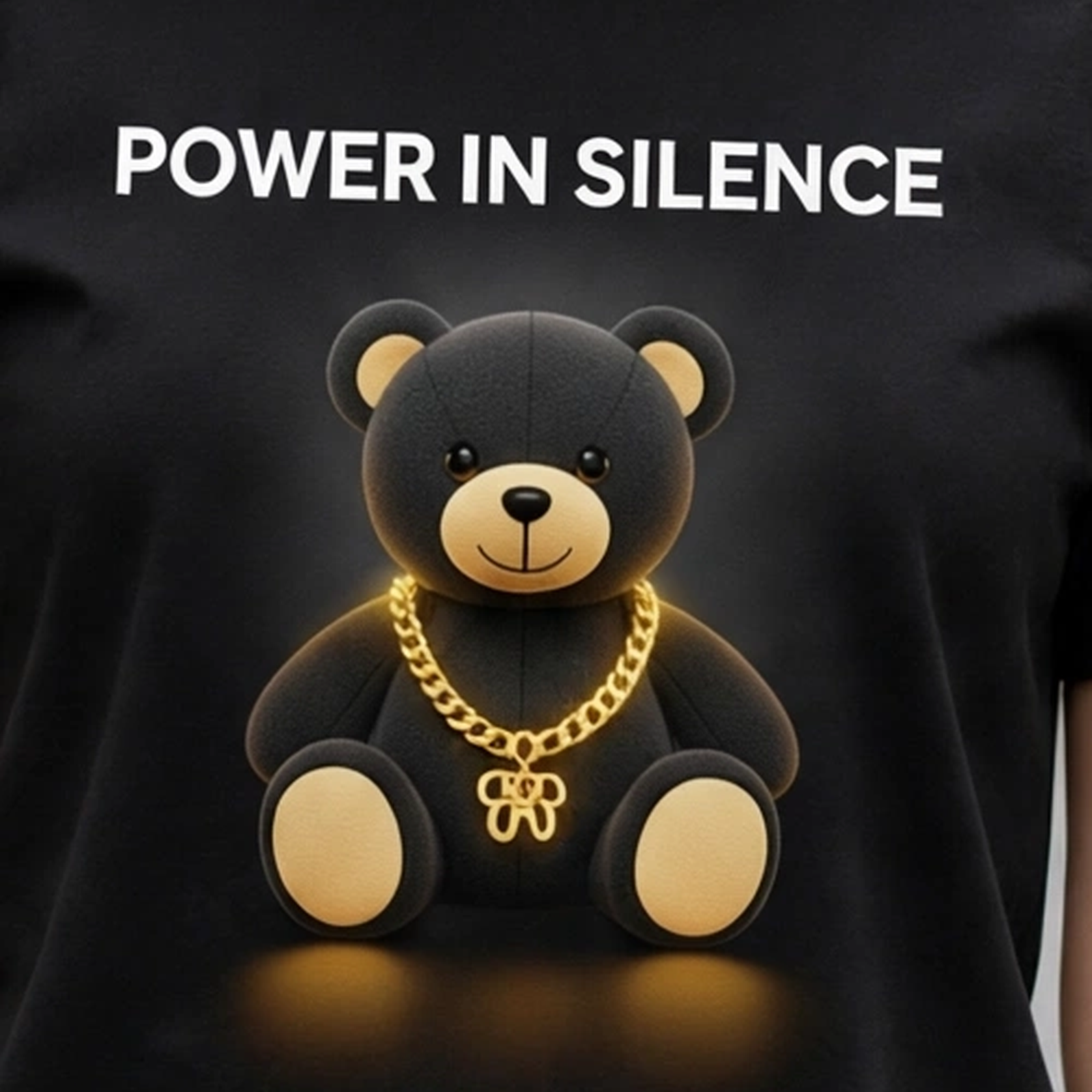 Power in Silence Money Mindset Graphic T-Shirt – XGuidance – photo 3