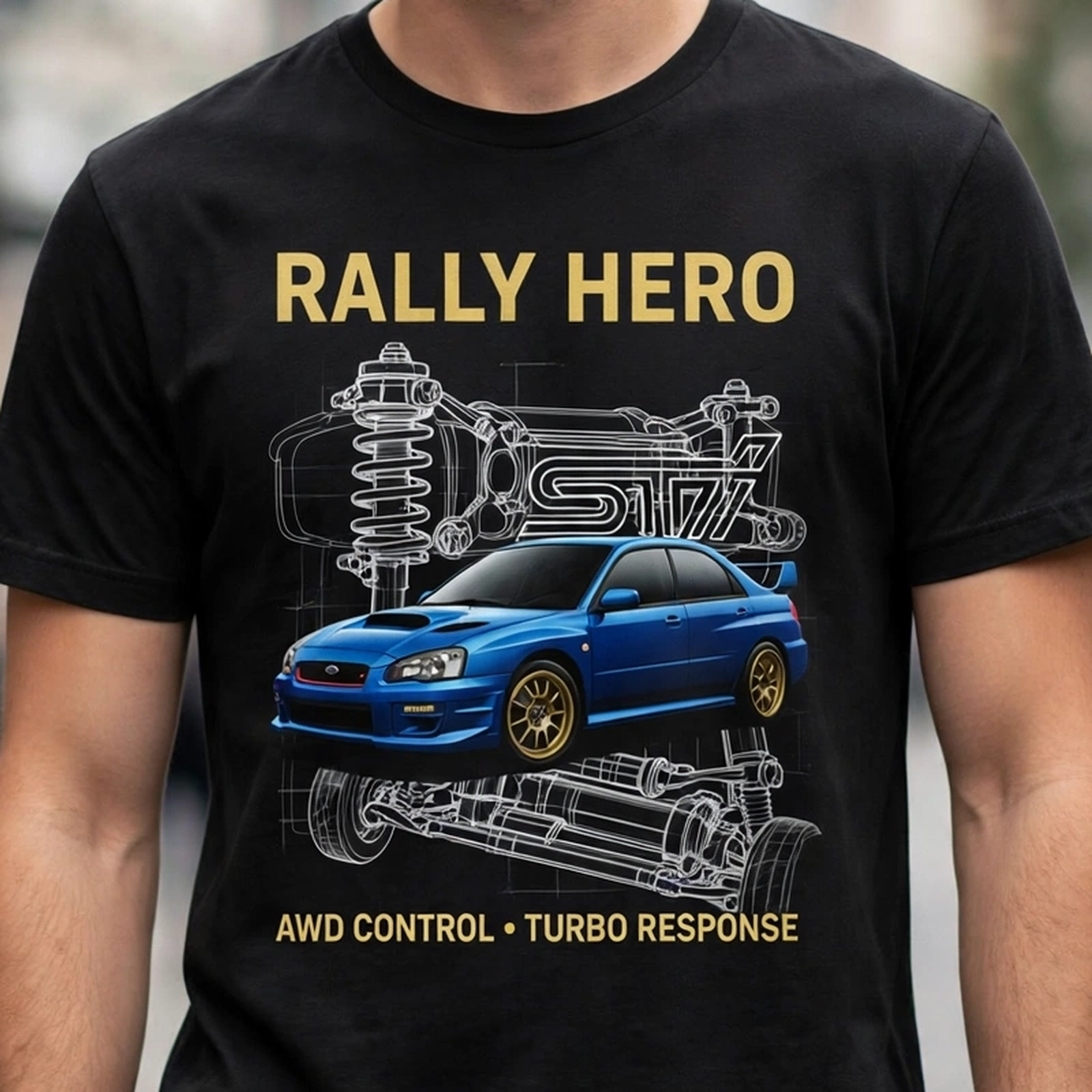 Rally Hero Car Enthusiast Graphic T-Shirt – XGuidance – photo 3