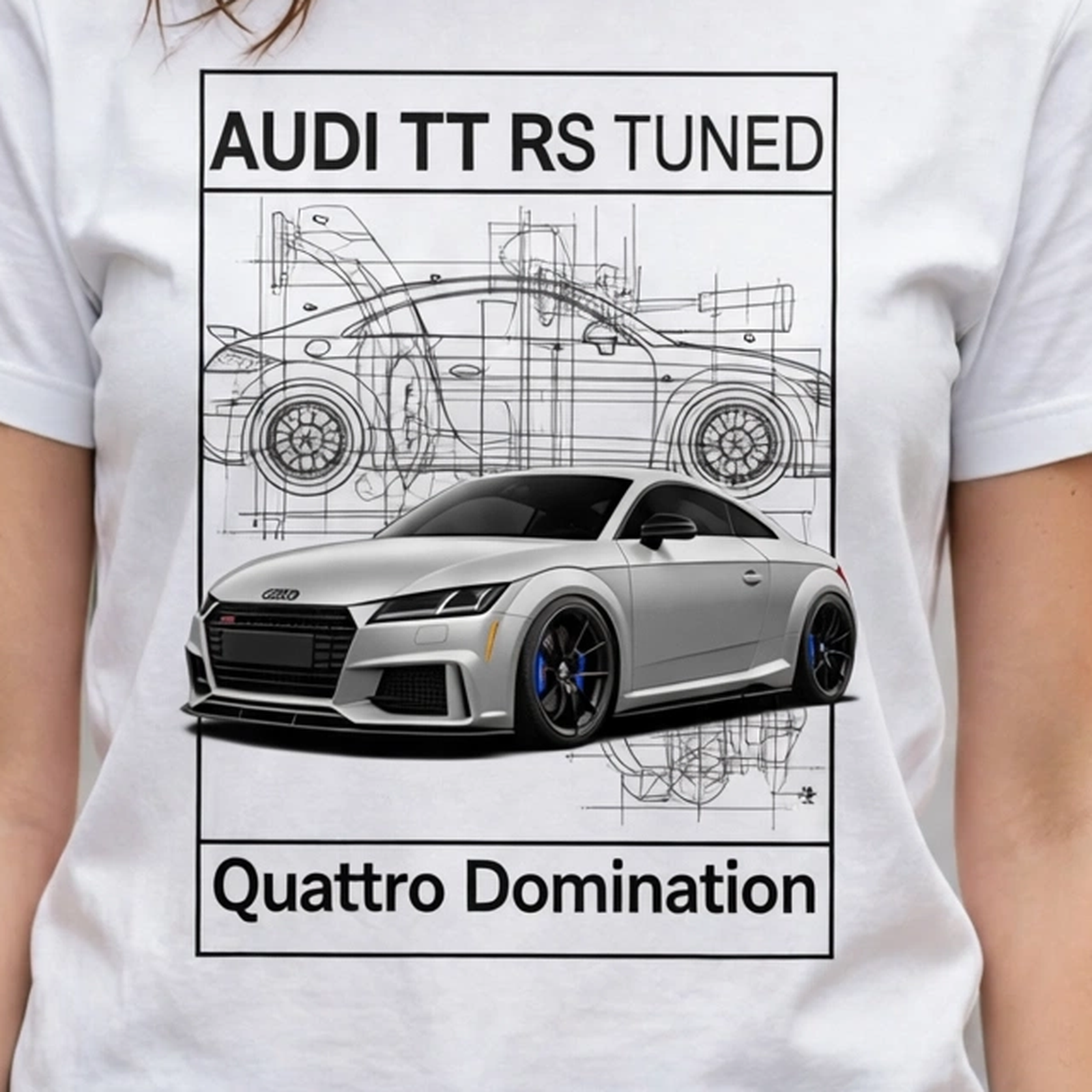Audi TT RS Tuned Car Enthusiast Graphic T-Shirt – XGuidance – photo 3