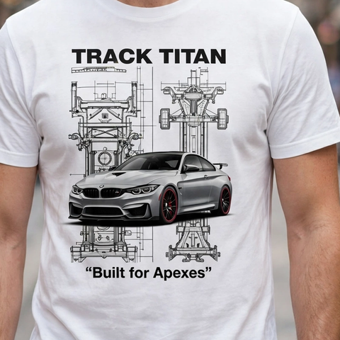 Track Titan Car Enthusiast Graphic T-Shirt – XGuidance – photo 3