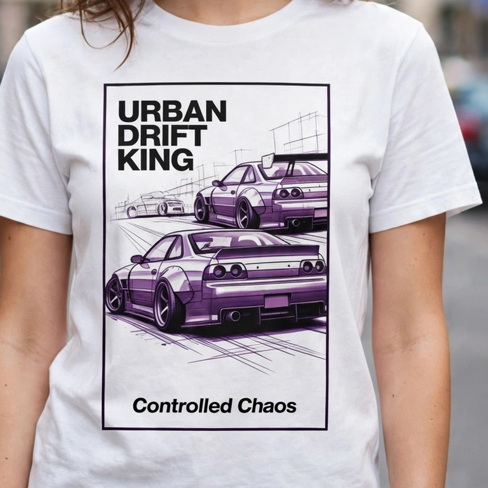 Urban Drift King Car Enthusiast Graphic T-Shirt – XGuidance – photo 3