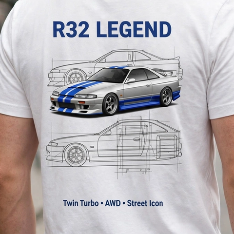 R32 Legend Car Enthusiast Graphic T-Shirt – XGuidance – photo 3