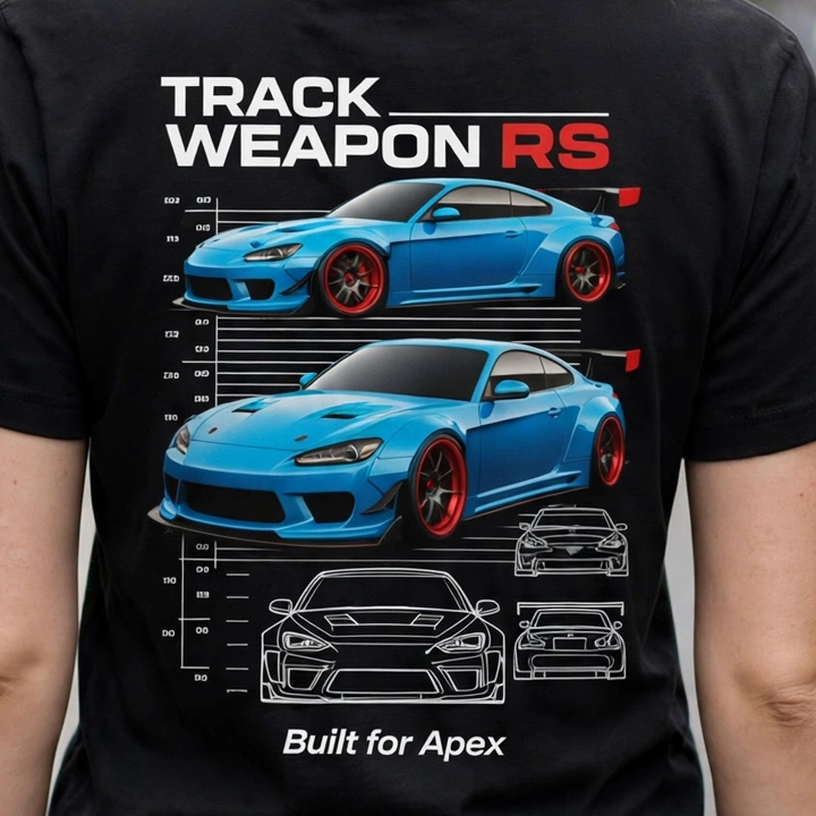 Track Weapon RS Car Enthusiast Graphic T-Shirt – XGuidance – photo 3