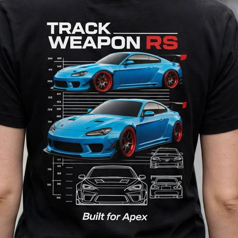 Track Weapon RS Car Enthusiast Graphic T-Shirt – XGuidance – photo 3