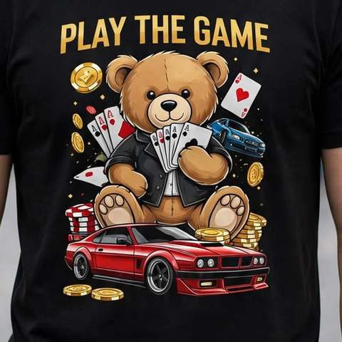 Play the Game Money Mindset Graphic T-Shirt – XGuidance – photo 3