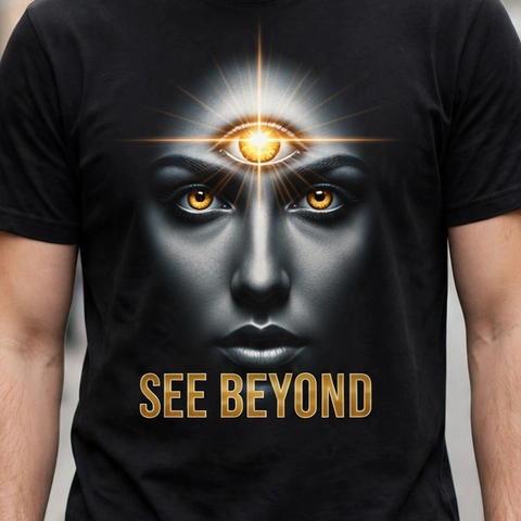 See Beyond Spiritual Awakening Graphic T-Shirt – XGuidance – photo 3