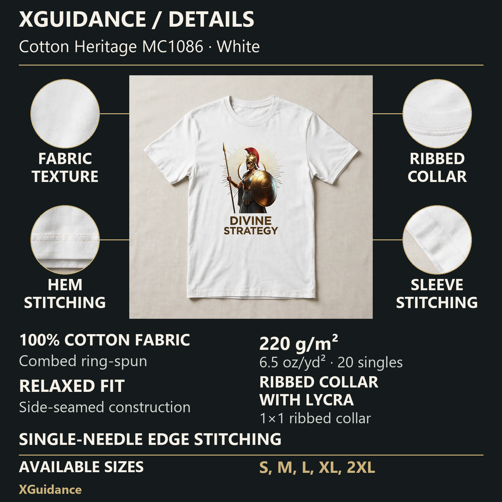 Divine Strategy Greek Mythology Graphic T-Shirt – XGuidance – product details and sizing