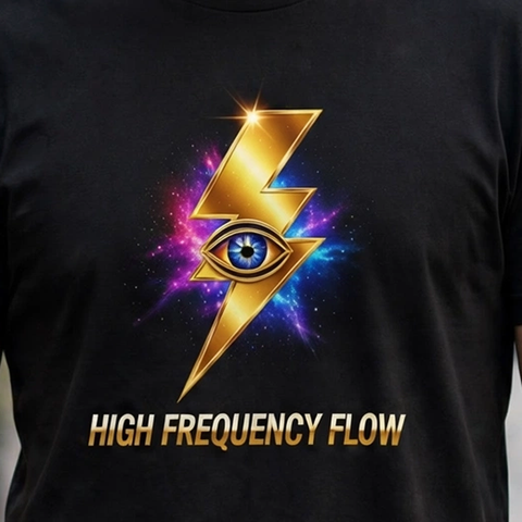 High Frequency Flow Spiritual Awakening Graphic T-Shirt – XGuidance – photo 3