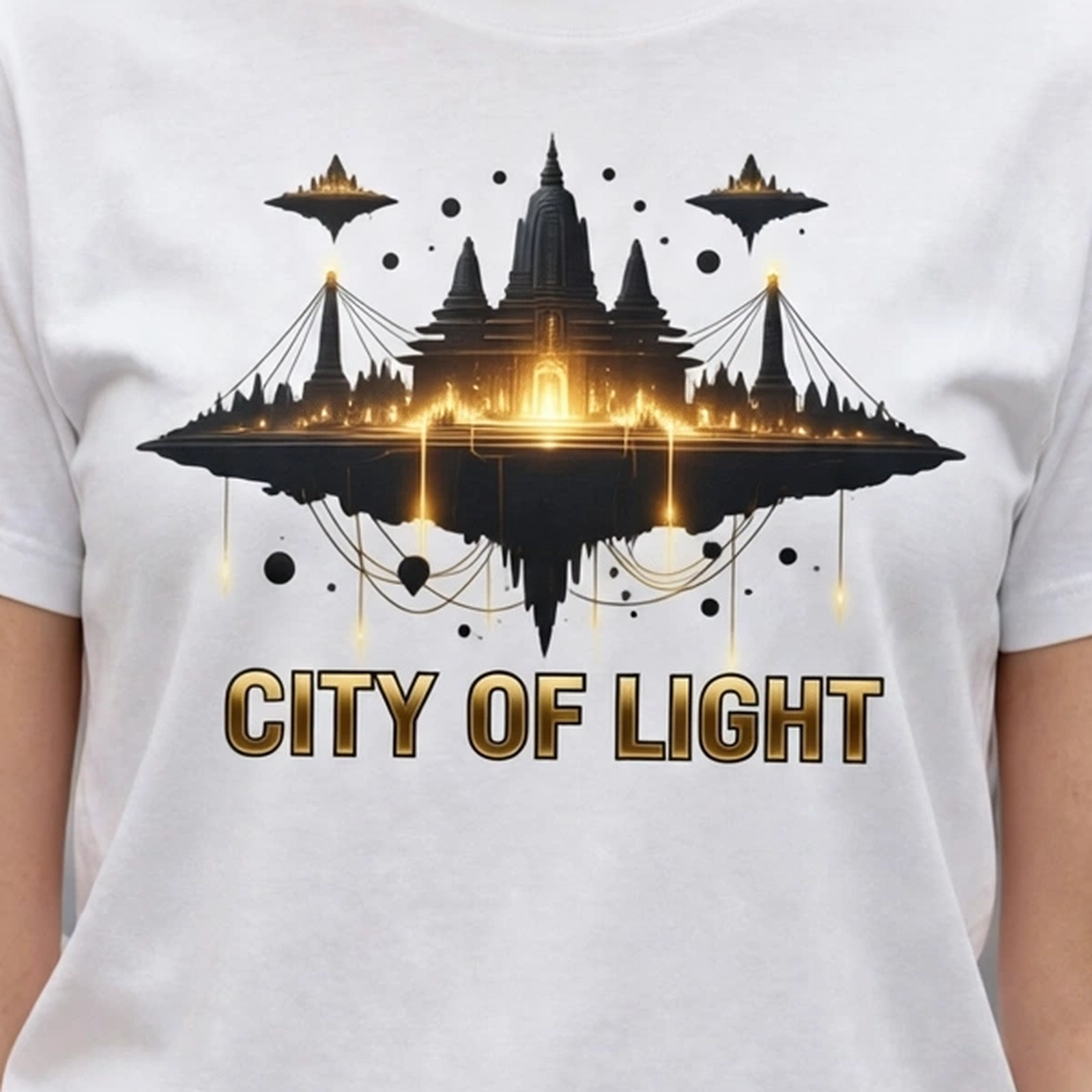 City of Light Spiritual Awakening Graphic T-Shirt – XGuidance – photo 3