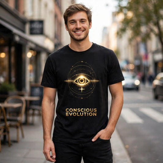 Conscious Evolution Spiritual Awakening Graphic T-Shirt – XGuidance