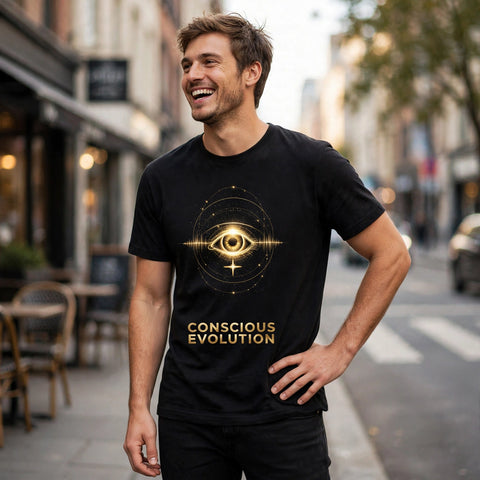 Conscious Evolution Spiritual Awakening Graphic T-Shirt – XGuidance – photo 2