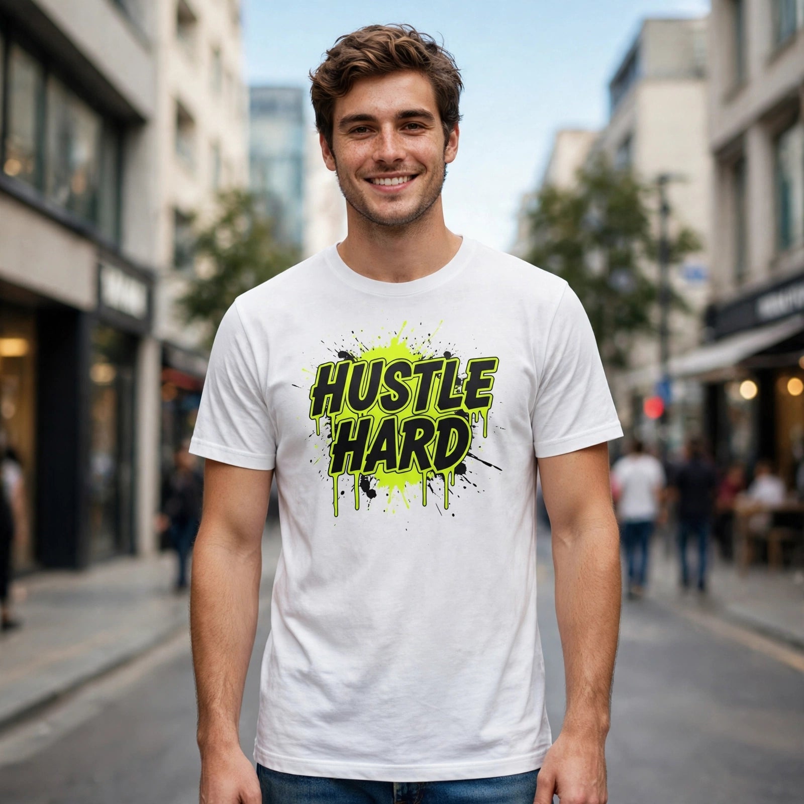 Hustle Hard Hustle & Royalty Graphic T-Shirt – XGuidance