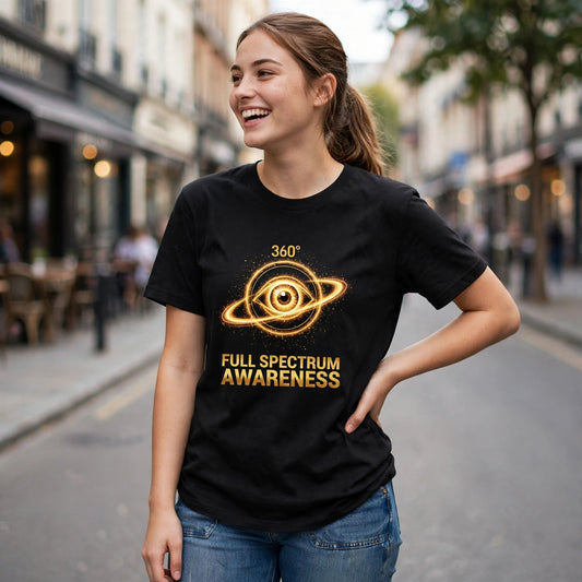 360° Full Spectrum Awareness Spiritual Awakening Graphic T-Shirt – XGuidance – photo 2