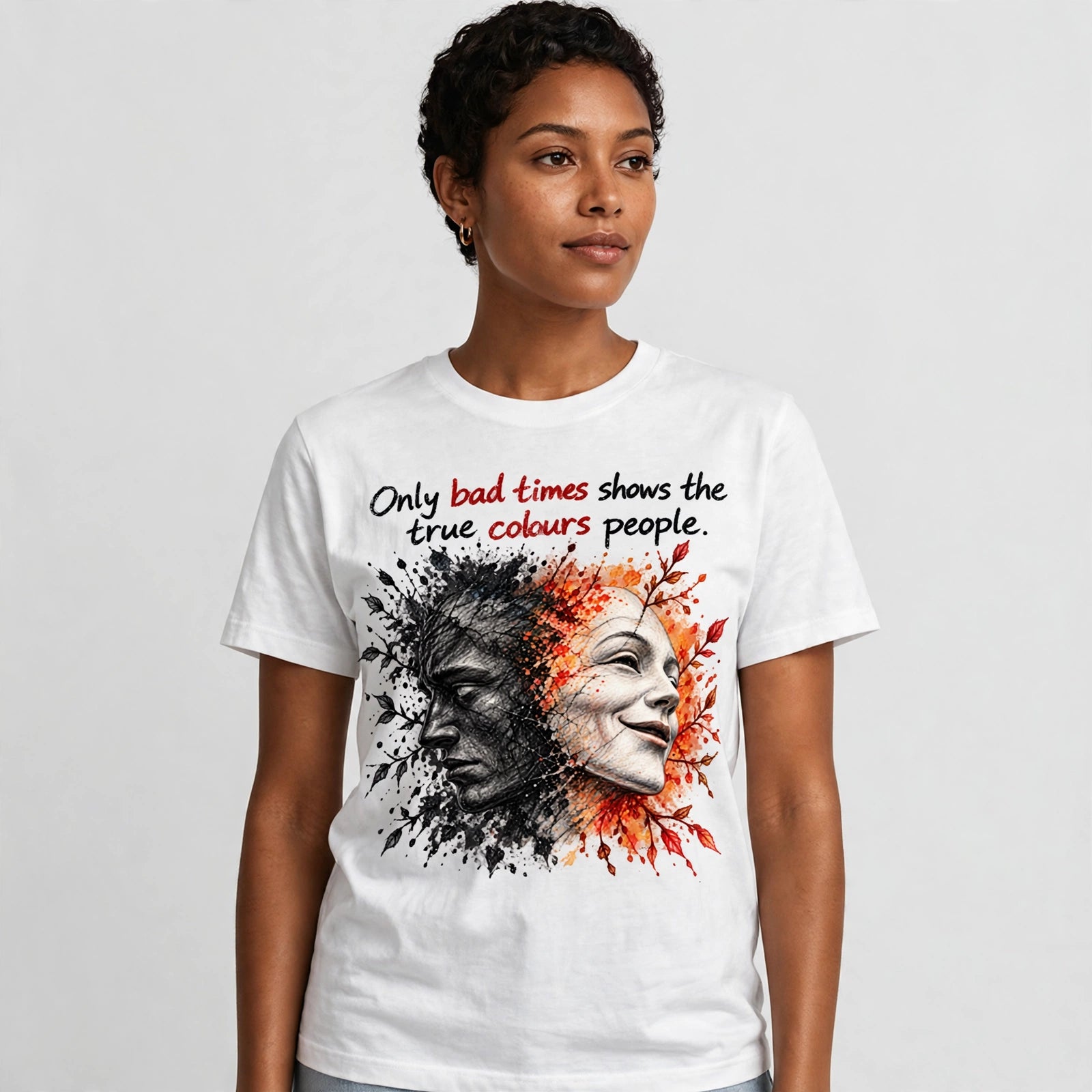 True Colours Motivational Quote T-Shirt – XGuidance