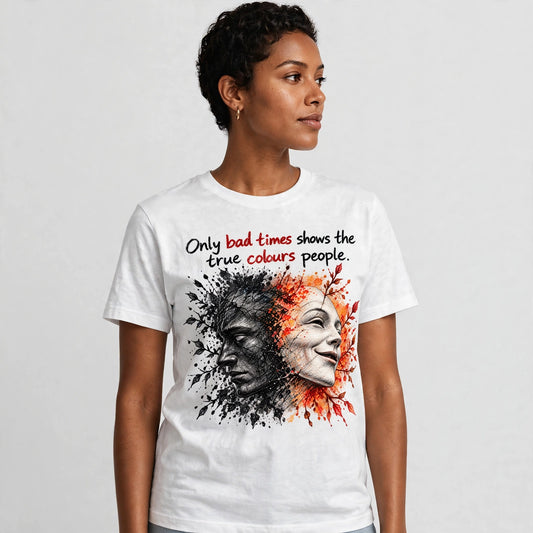 True Colours Motivational Quote T-Shirt – XGuidance – photo 2