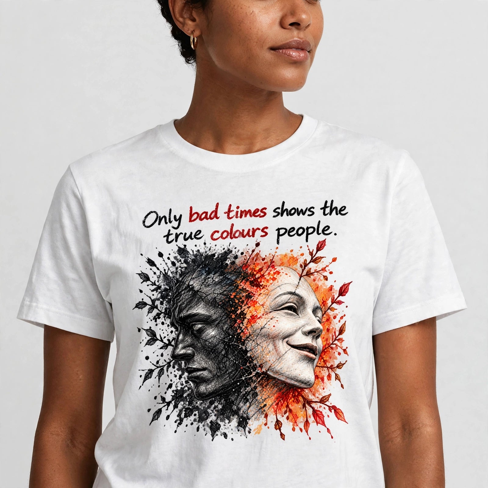 True Colours Motivational Quote T-Shirt – XGuidance – photo 3