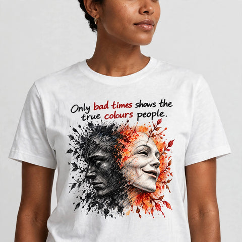 True Colours Motivational Quote T-Shirt – XGuidance – photo 3