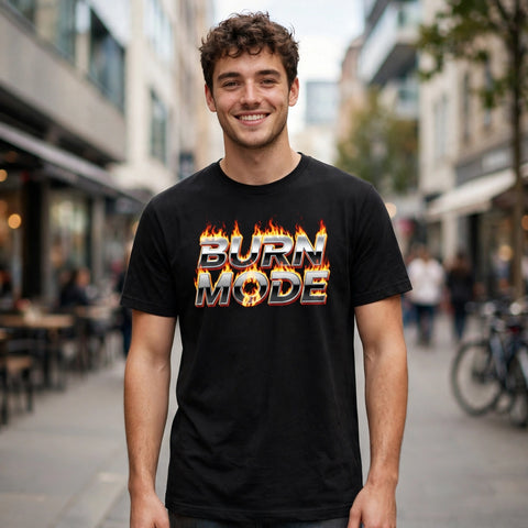 Burn Mode Hustle & Royalty Graphic T-Shirt – XGuidance