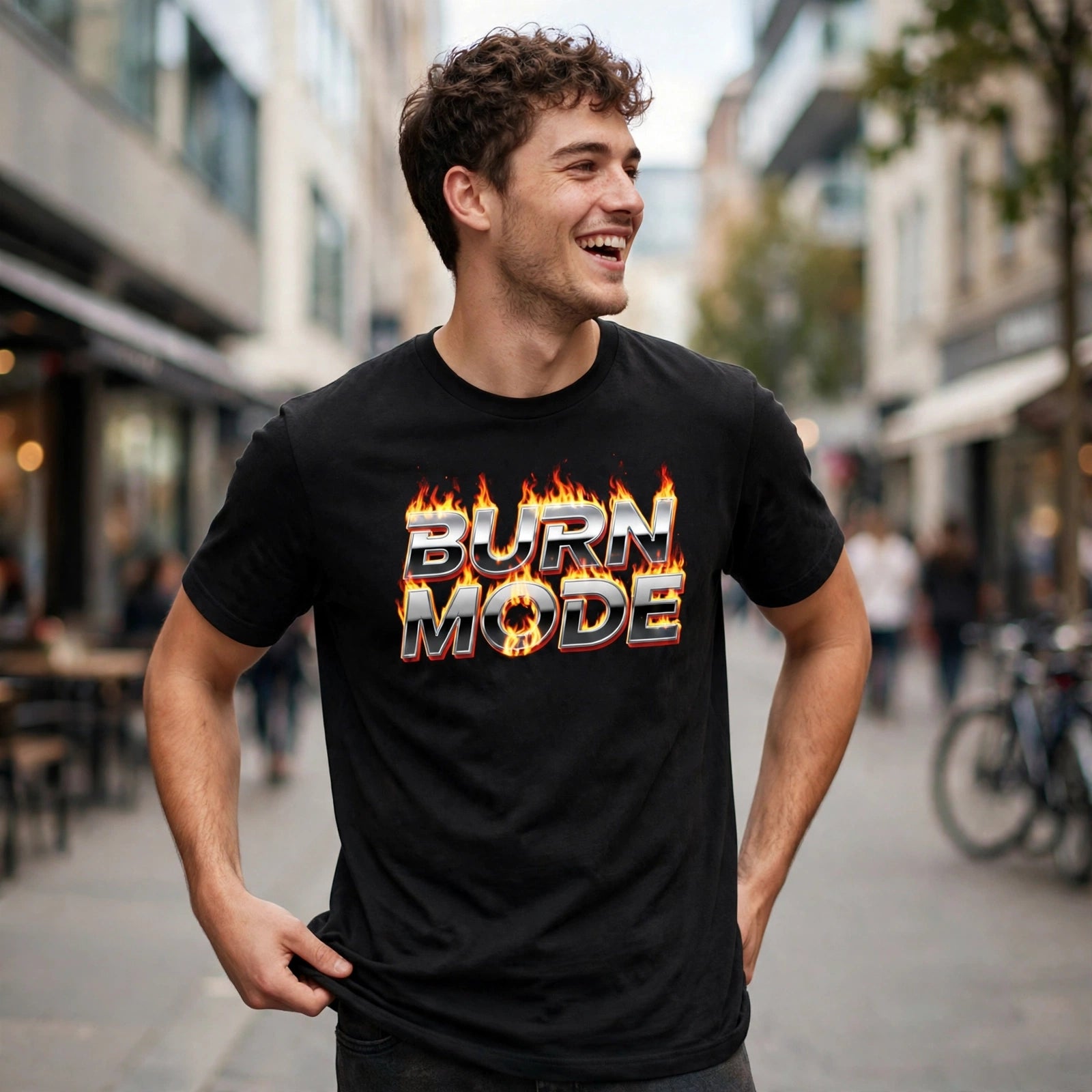 Burn Mode Hustle & Royalty Graphic T-Shirt – XGuidance – photo 2
