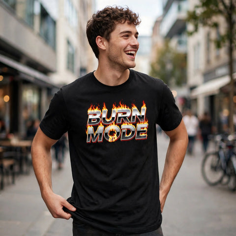 Burn Mode Hustle & Royalty Graphic T-Shirt – XGuidance – photo 2