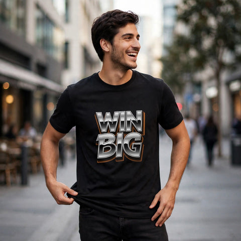 Win Big Hustle & Royalty Graphic T-Shirt – XGuidance – photo 2