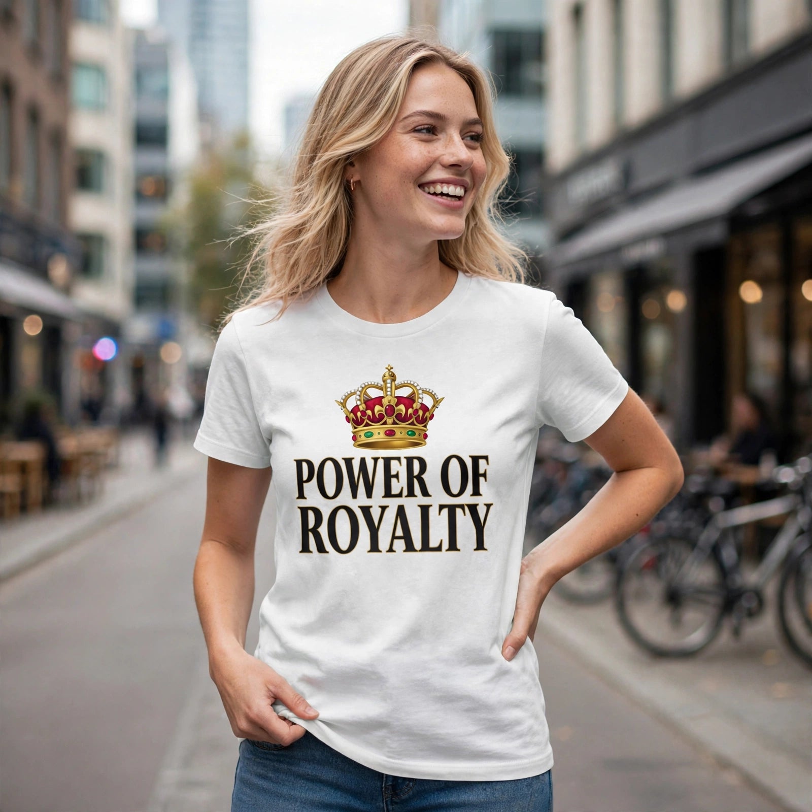 Power of Royalty Hustle & Royalty Graphic T-Shirt – XGuidance – photo 2