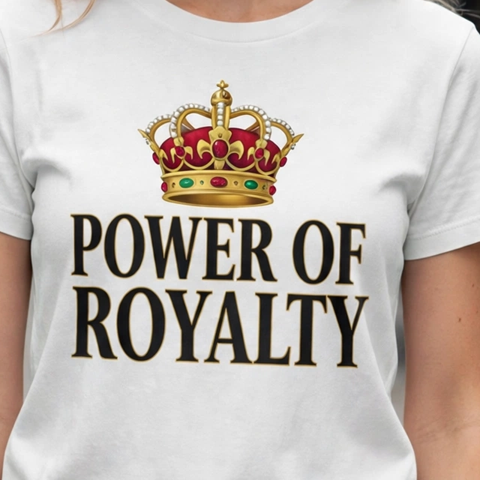 Power of Royalty Hustle & Royalty Graphic T-Shirt – XGuidance – photo 3
