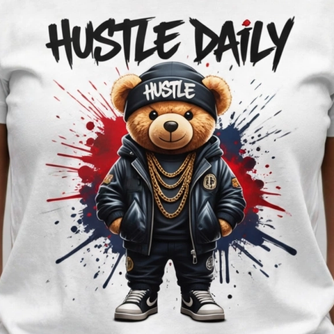 Hustle Daily Money Mindset Graphic T-Shirt – XGuidance – photo 3