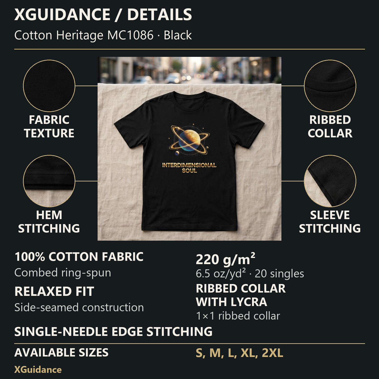 Interdimensional Soul Spiritual Awakening Graphic T-Shirt – XGuidance – product details and sizing