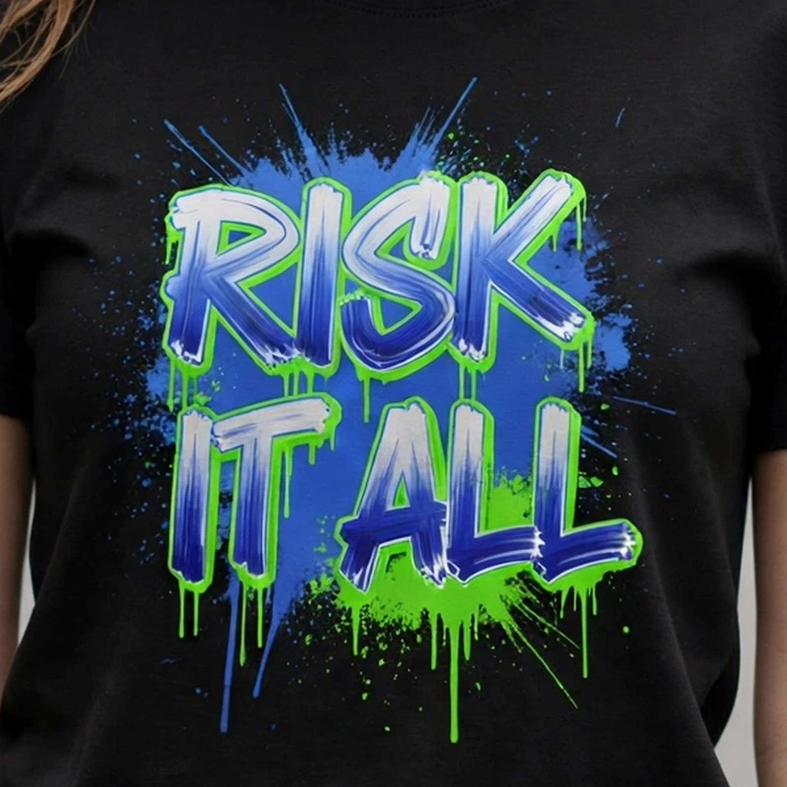 Risk It All Hustle & Royalty Graphic T-Shirt – XGuidance – photo 3