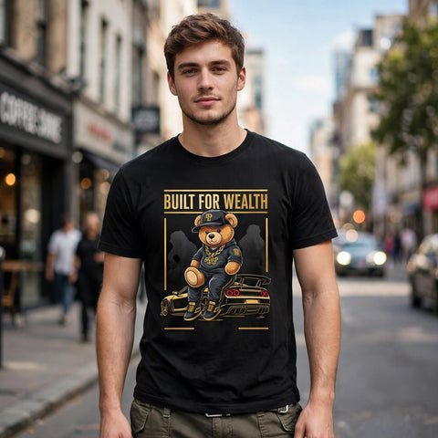 Built for Wealth Money Mindset Graphic T-Shirt – XGuidance