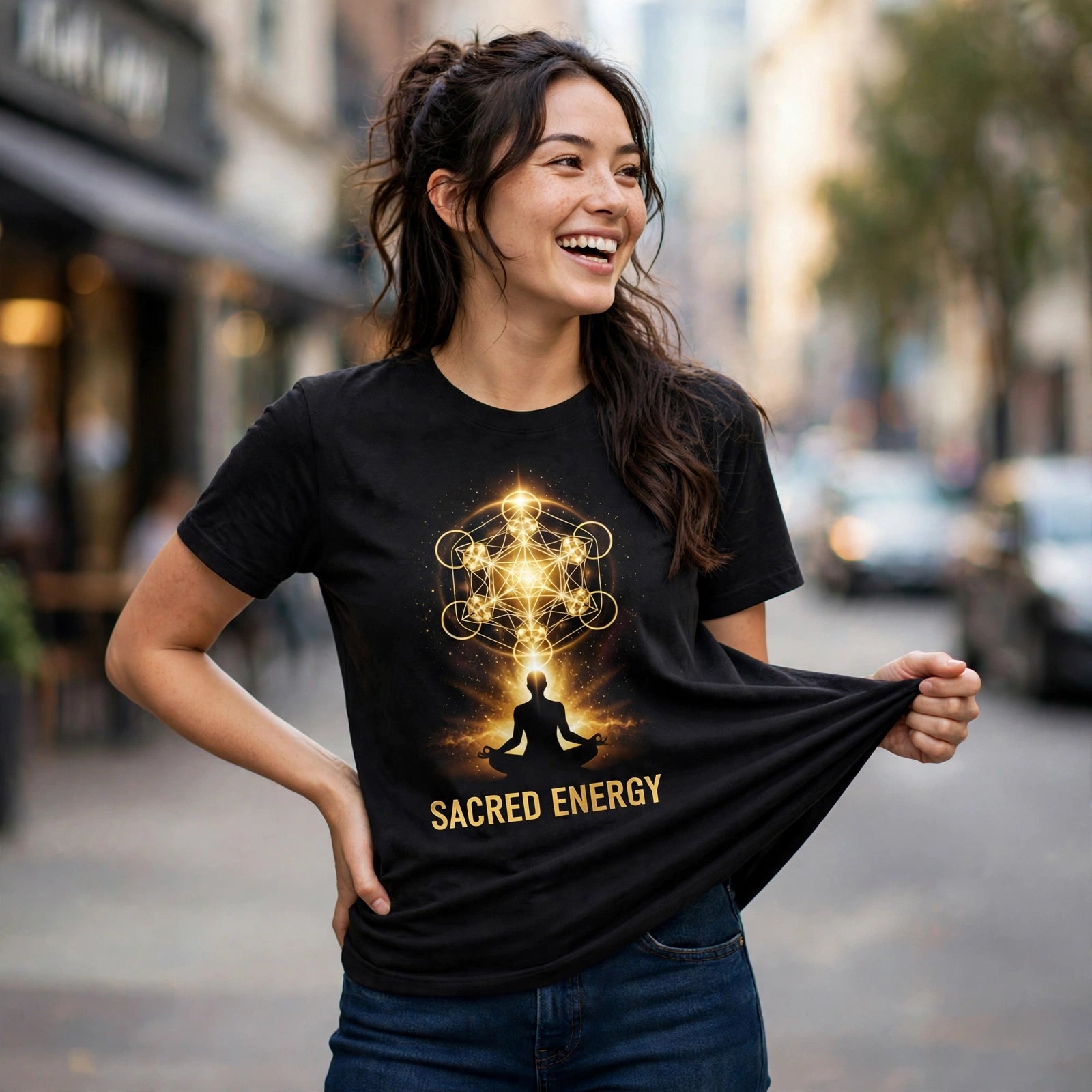 Sacred Energy Spiritual Awakening Graphic T-Shirt – XGuidance – photo 2