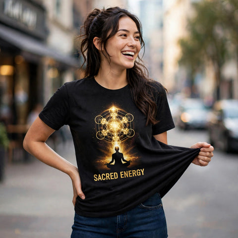 Sacred Energy Spiritual Awakening Graphic T-Shirt – XGuidance – photo 2