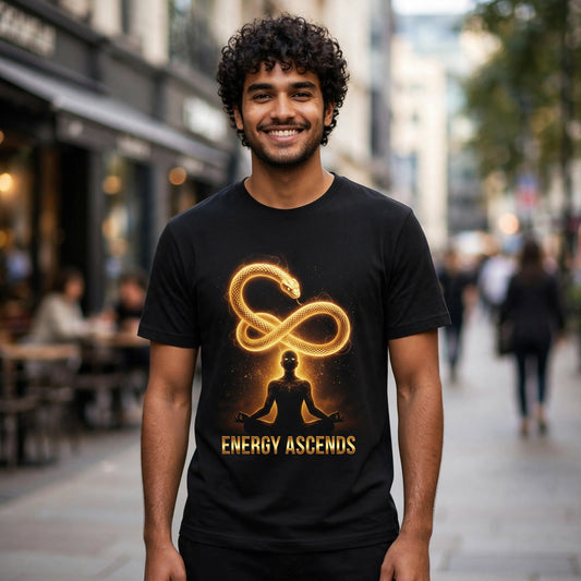 Energy Ascends Spiritual Awakening Graphic T-Shirt – XGuidance