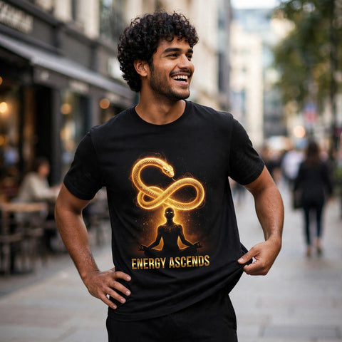 Energy Ascends Spiritual Awakening Graphic T-Shirt – XGuidance – photo 2