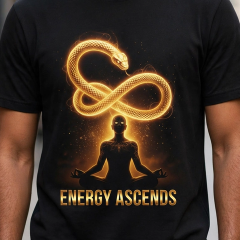 Energy Ascends Spiritual Awakening Graphic T-Shirt – XGuidance – photo 3