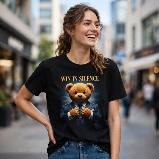 Win in Silence Money Mindset Graphic T-Shirt – XGuidance – photo 2
