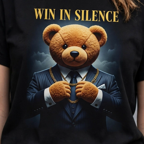 Win in Silence Money Mindset Graphic T-Shirt – XGuidance – photo 3